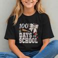 100 Days Of School Baseball 100th Day Of School Coquette Bow Graphic Youth 100 Days Of School Baseball 100th Day Of School Coquette Bow Graphic Youth