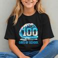 100 Days Of School Baseball Drip Ice Cream Kid Boy 100th Day Graphic Youth