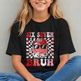 6 7 Bruh Six Seven Valentine Heart Baseball Graphic Youth 6 7 Bruh Six Seven Valentine Heart Baseball Graphic Youth