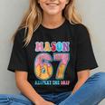 6 7 Mason Baseball Drip Number 67 Player Or 67th Birthday Graphic Youth 6 7 Mason Baseball Drip Number 67 Player Or 67th Birthday Graphic Youth