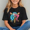 67 Baseball Ice Cream Drip Player Graphic Youth