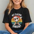 67 Days Of School Bruh Teacher Kids Dabbing Baseball Graphic Youth 67 Days Of School Bruh Teacher Kids Dabbing Baseball Graphic Youth