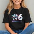 6th Birthday Boy Bro I'm 6 Year Old Baseball Ice Cream Drip Graphic Youth 6th Birthday Boy Bro I'm 6 Year Old Baseball Ice Cream Drip Graphic Youth