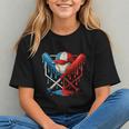 American Baseball Drip Graffiti Ball And Bat Graphic Youth
