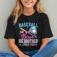 Baseball Or Bows Big Brother Loves You Gender Pink Or Blue Graphic Youth Baseball Or Bows Big Brother Loves You Gender Pink Or Blue Graphic Youth