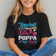 Baseball Or Bows Poppa Loves You Gender Reveal Graphic Youth Baseball Or Bows Poppa Loves You Gender Reveal Graphic Youth