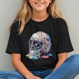 Baseball Catcher Mask Ice Cream Dripping Baseball Boys Graphic Youth