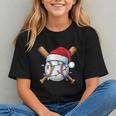 Baseball Christmas Lights Santa Christmas Baseball Player Graphic Youth Baseball Christmas Lights Santa Christmas Baseball Player Graphic Youth