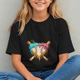 Baseball Drip For Boys Ice Cream Dripping Baseball Sport Graphic Youth