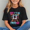 Baseball Drip Bruh It's My 13th Birthday Boy Ice Cream Drip Graphic Youth