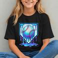 Baseball Drip Ice Cream Blue Glow Melt Ball Graphic Graphic Youth Baseball Drip Ice Cream Blue Glow Melt Ball Graphic Graphic Youth