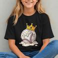 Baseball Drip Ice Cream Crown Melt Graphic Graphic Youth Baseball Drip Ice Cream Crown Melt Graphic Graphic Youth