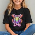 Baseball Drip Respect The Drip Purple Ice Cream Sprinkles Graphic Youth