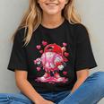 Baseball Drip Valentine Sports Vday Ice Cream Drip Heart Graphic Youth