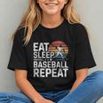 Baseball Fan Vintage Retro Eat Sleep Baseball Repeat Graphic Youth Baseball Fan Vintage Retro Eat Sleep Baseball Repeat Graphic Youth