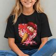 Baseball Heart Valentine Baseball Ice Cream Drip Boys Girls Graphic Youth