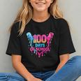 Baseball Ice Cream Drip 100 Days Of School Boys Girls 100th Graphic Youth Baseball Ice Cream Drip 100 Days Of School Boys Girls 100th Graphic Youth