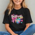 Baseball Ice Cream Drip Coquette Women Girls Mom Mama Graphic Youth