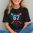Baseball Ice Cream Drip Number 67 Player 67th Birthday 67 Graphic Youth Baseball Ice Cream Drip Number 67 Player 67th Birthday 67 Graphic Youth