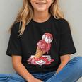 Baseball Ice Cream Drip Youth Strawberry Baseball Red Graphic Youth Baseball Ice Cream Drip Youth Strawberry Baseball Red Graphic Youth