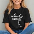 Baseball Lover Sad Stick No Baseball Today Graphic Youth Baseball Lover Sad Stick No Baseball Today Graphic Youth