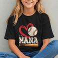 Baseball Nana Baseball Heart Family Matching Graphic Youth