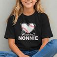 Baseball Nonnie Baseball Heart Graphic Youth Baseball Nonnie Baseball Heart Graphic Youth
