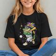 Baseball Player Mardi Gras Alligator Carnival Costume Beads Graphic Youth