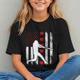 Baseball Silhouette Heart USA Flag Hearts American Boys Kids Graphic Youth Baseball Silhouette Heart USA Flag Hearts American Boys Kids Graphic Youth