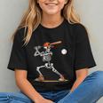 Baseball Skeleton Spooky Boys Halloween Baseball Player Graphic Youth Baseball Skeleton Spooky Boys Halloween Baseball Player Graphic Youth