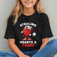 Boys Valentines Baseball Drip Icecream Stealing Hearts Kids Graphic Youth