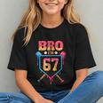 Bro I’m 67 Baseball Drip Number 67 Player 67th Birthday Graphic Youth