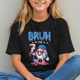 Bruh I'm 7 Baseball Ice Cream Drip It's My 7th Birthday Graphic Youth
