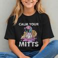 Calm Your Mitts Baseball Ice Cream Drip Crossed Bats Sport Graphic Youth