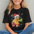 Christmas Gingerbread Man Baseball Player Catcher Graphic Youth Christmas Gingerbread Man Baseball Player Catcher Graphic Youth