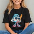 Cool Ice Cream Drip Baseball Drip For Boys Sports Kids Graphic Youth Cool Ice Cream Drip Baseball Drip For Boys Sports Kids Graphic Youth