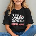 Crazy Proud Soccer Baseball Player Mom Ball Mother Graphic Youth Crazy Proud Soccer Baseball Player Mom Ball Mother Graphic Youth