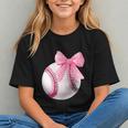 Cute Coquette Baseball Pink Bow Player & Fan Girls Graphic Youth Cute Coquette Baseball Pink Bow Player & Fan Girls Graphic Youth