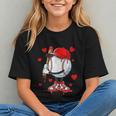 Cute Dripping Baseball Lover Valentines Day Boys Kids Graphic Youth