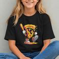 Drippy Pizza Baseball Slice Cartoon Sports Food Graphic Youth