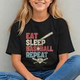 Eat Sleep Baseball Repeat Bat Ball Player Fan Graphic Youth Eat Sleep Baseball Repeat Bat Ball Player Fan Graphic Youth