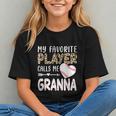 My Favorite Player Calls Me Granna Baseball Leopard Graphic Youth