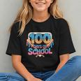 Happy 100 Days Of School Baseball Drip For Kids Teachers Graphic Youth Happy 100 Days Of School Baseball Drip For Kids Teachers Graphic Youth