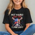 Hit Hard Run Fast Turn Left Baseball Cream Drip Crossed Bats Graphic Youth