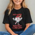 Hit Hard Run Fast Turn Left Baseball Player Graphic Youth Hit Hard Run Fast Turn Left Baseball Player Graphic Youth