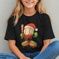 Ice Cream Drip Baseball Christmas Baseball Drip Candy Cane Graphic Youth