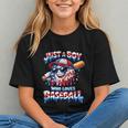 Just A Boy Who Loves Baseball Patriotic Drip For Youth Boys Graphic Youth Just A Boy Who Loves Baseball Patriotic Drip For Youth Boys Graphic Youth