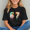 Kids Meme 67 Number Six 6 Seven 7 Ice Cream Drips Baseball Graphic Youth