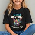 Little Brother Biggest Fan Baseball Cream Drip Crossed Bats Graphic Youth Little Brother Biggest Fan Baseball Cream Drip Crossed Bats Graphic Youth