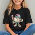 Melted Ice-Cream Baseball Mascot Pastel Pop Graphic Youth Melted Ice-Cream Baseball Mascot Pastel Pop Graphic Youth